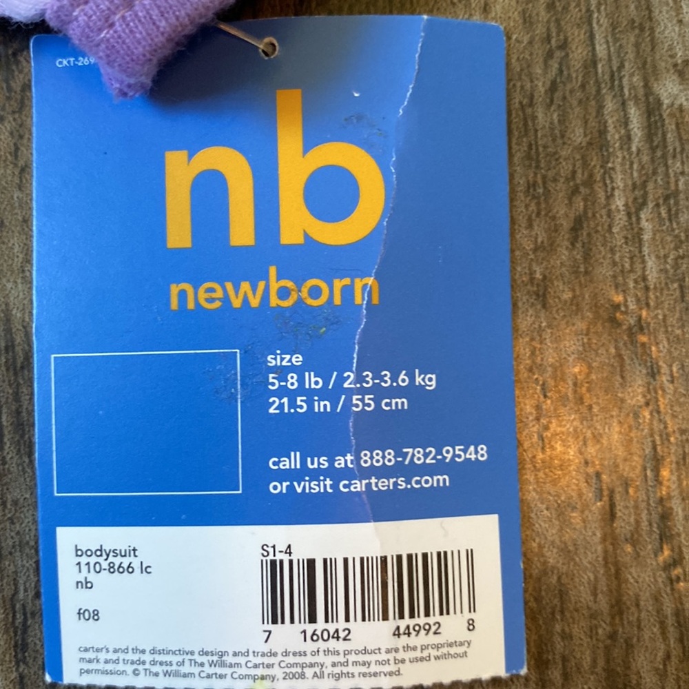 Carter’s Newborn onesie - Picture 4 of 6